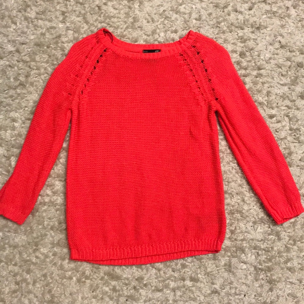 Bright pink sweater
